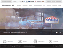 Tablet Screenshot of nordemansbil.se